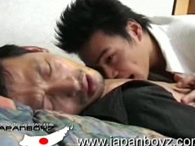 3 Japanese boys in kinky ass play and fuck action japan gay straight porn