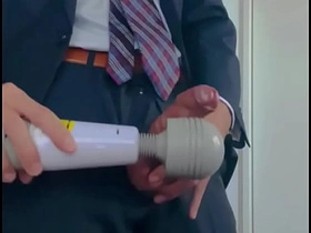 スーツで淫語オナニー chinese trainer gay porn