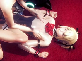 Yaoi Femboy - Mizu piledrive annalingus and missionary anal - Sissy Femboy Trap Japanese Asian Manga Anime Game Porn Gay gym gay porn asian