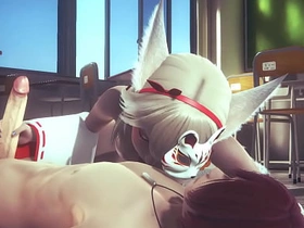 Yaoi Femboy - Fox Femboy having sex in class - Sissy crossdress Japanese Asian Manga Anime Film  Game Porn Gay gay porn chinese bottoms