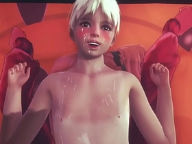 Yaoi femboy Kitten POV Handjob and fucked in his room - Japanese sissy boy chinese gay seduced porn