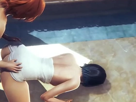 Genshin Impact - Venti Hardsex a public bath - Sissy crossdress Japanese Asian Manga Anime Game Porn Gay japanese man gay porn