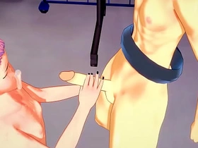 Jujutsu Kaisen Yaoi - Yuji Itadori Handjob and fucked by Sakuna - Sissy crossdress Japanese Asian Manga Anime Game Porn Gay korean_beast gay porn