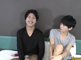 Japanese twink gets butt fucked big chinese dick blowjob gay porn