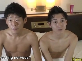 Japanese twinks cumming after anal sleep gay porn asian
