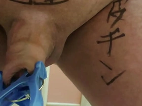 洗濯バサミの入る包茎粗チンデブ　その2 gay chinese tall porn