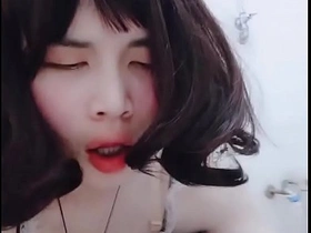 asian shemale maid masturbate in uniform with big dildo gay porn chinese animation