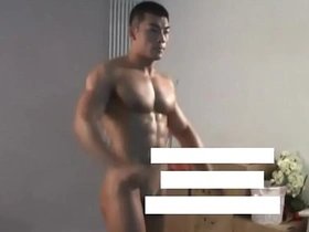 Meili Series - Muscular Jock Hunk Showing His Hot Body ( Behind The Scene ) asian teens gay porn