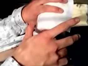 Asian boy playing his fat cock in kitchen- Part 1 asian teen gay sex porn