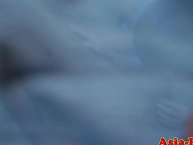 Asian twink lapping up his juice asian hostel gay porn